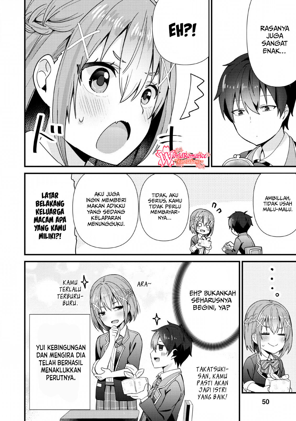 The Cute Girl Sitting Next to Me Is Trying to Make Me Fall in Love With Her as a Way to Ridicule Me, but the Tables Were Turned on Her Before She Knew It Chapter 02 Gambar 15